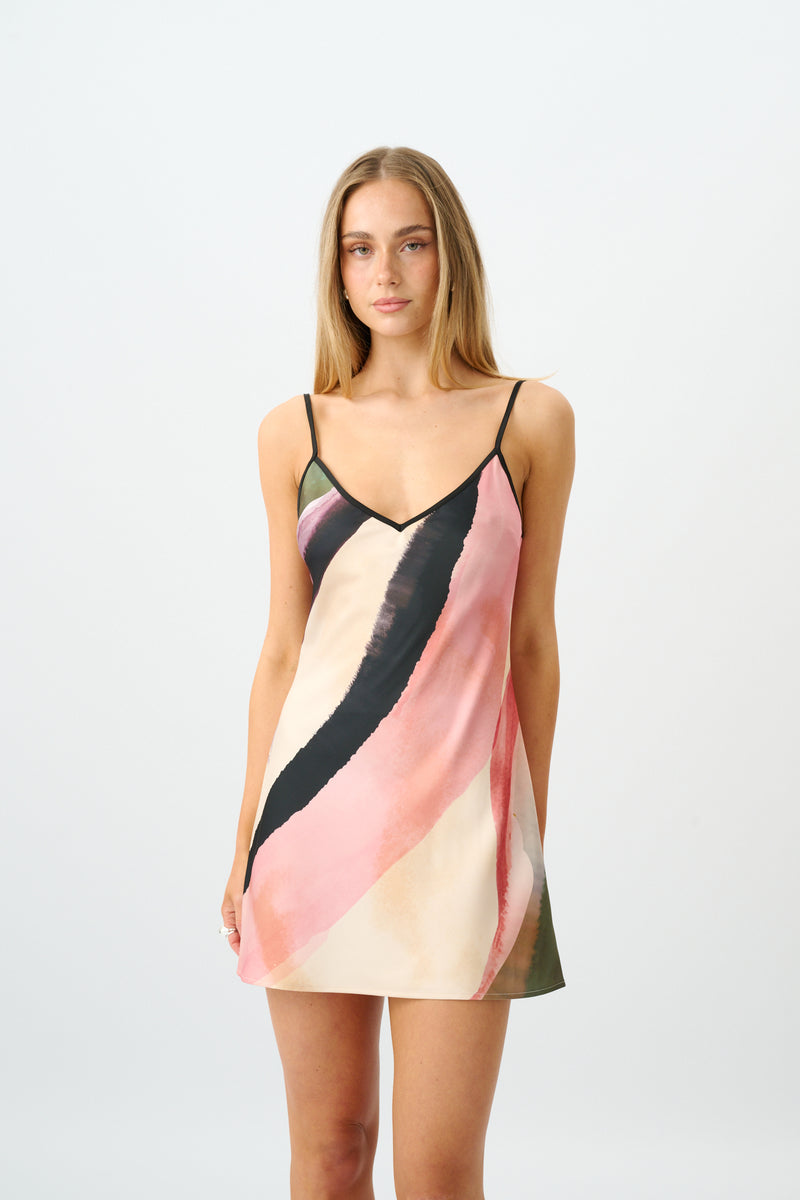 Bias Mini Dress | Wave