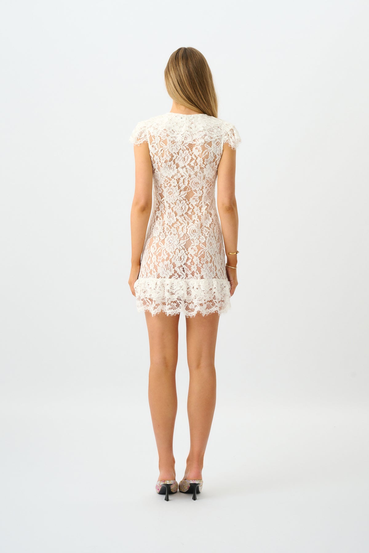 Lexi Dress | White Lace