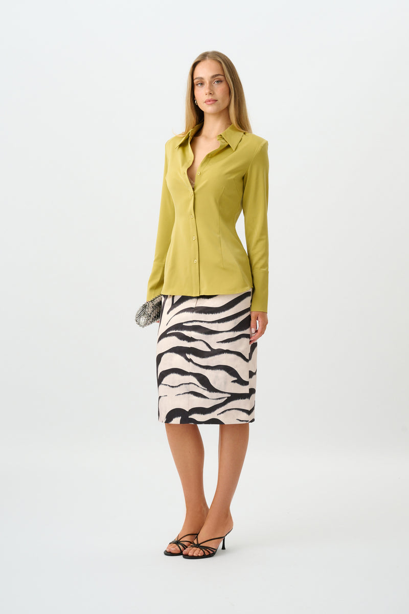Structured Shirt | Emerald