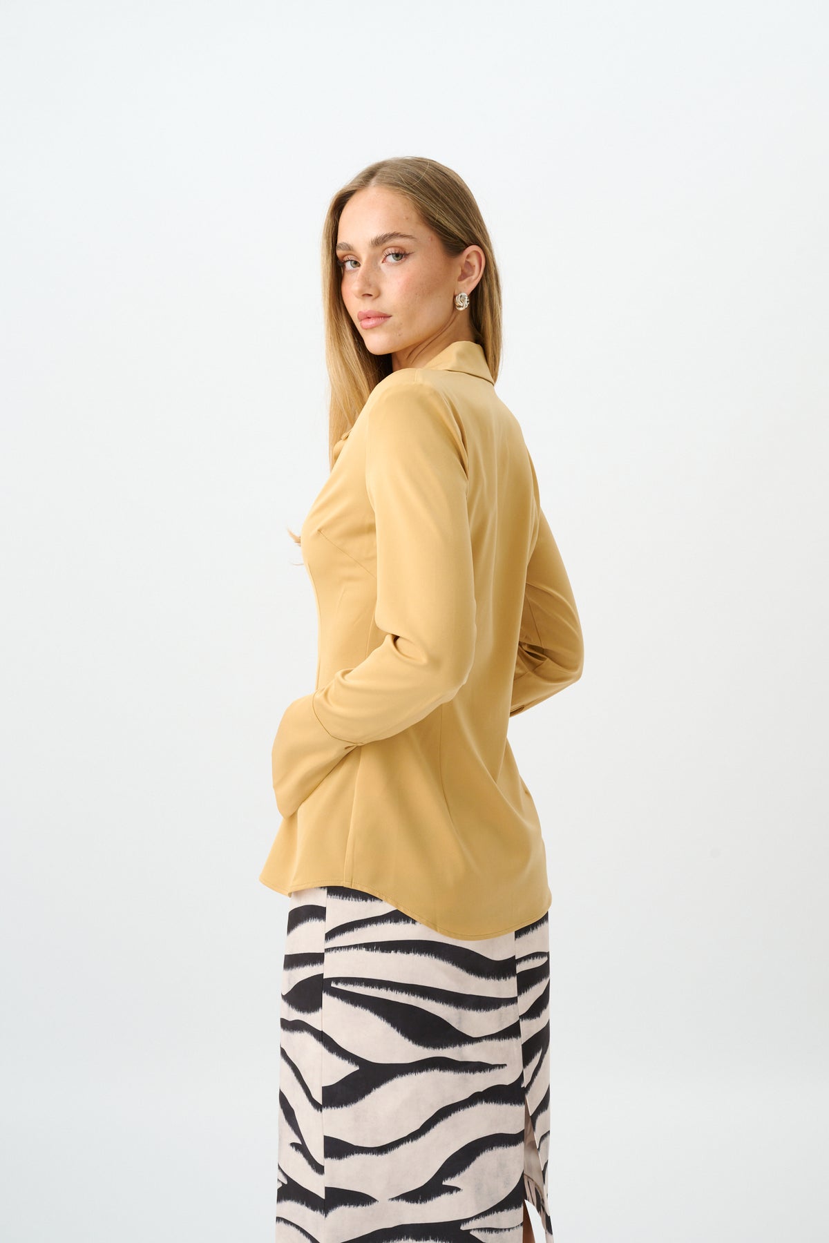 Structured Shirt | Gold