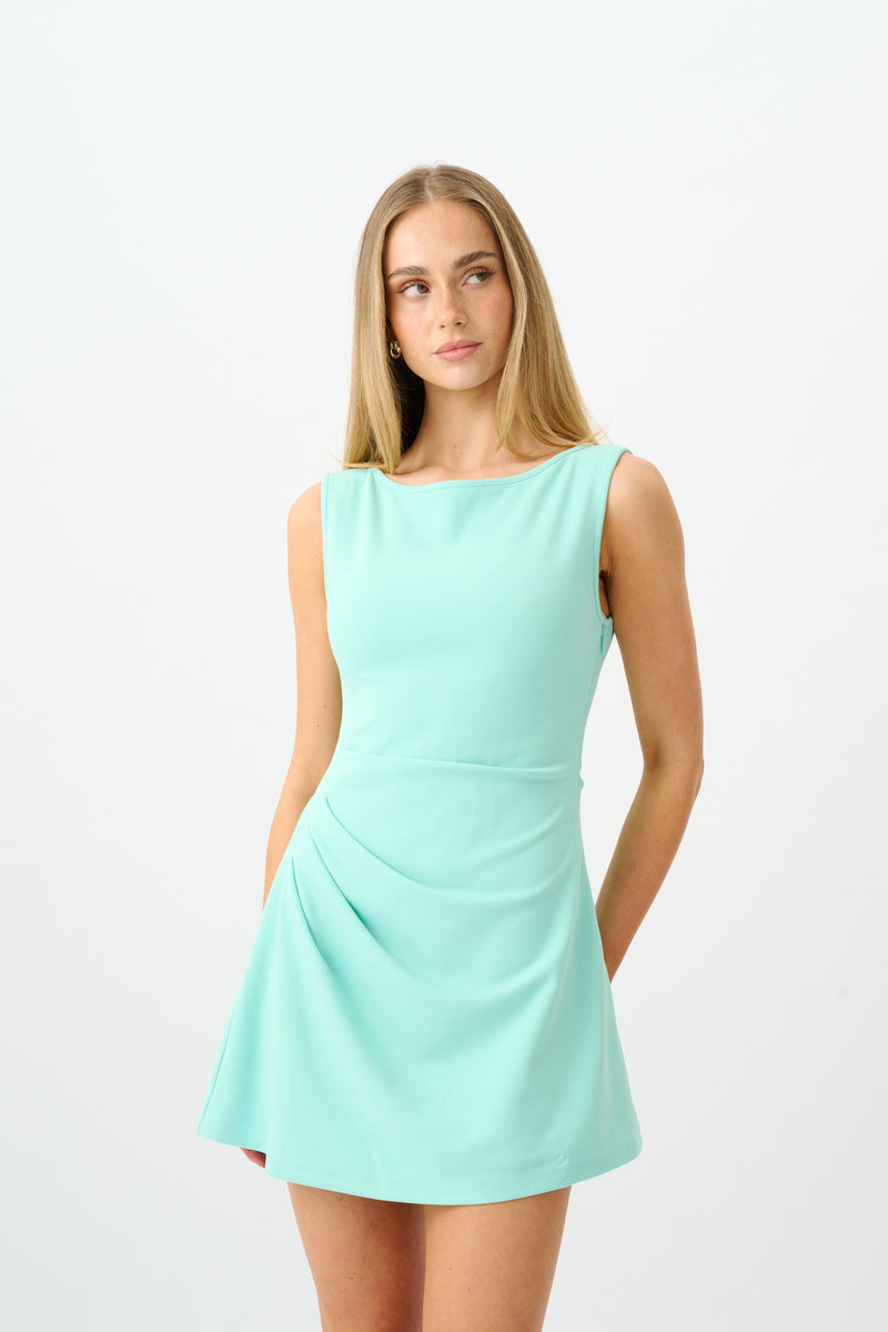 Lorena Dress | Mint Blue