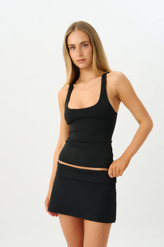 Alba Mini Skirt | Black