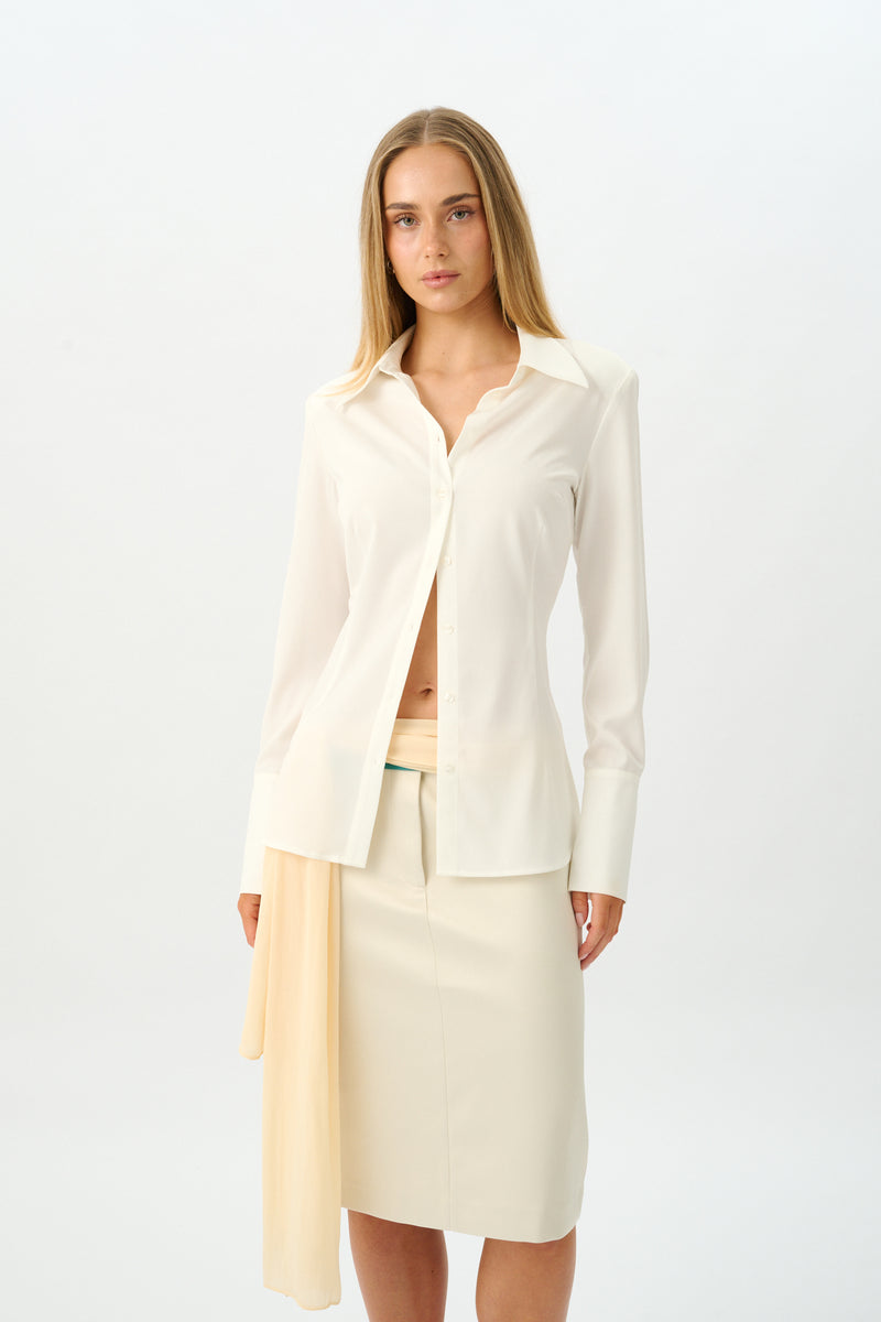 Structured Shirt | White