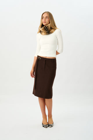 Cinzia Skirt | Chocolate