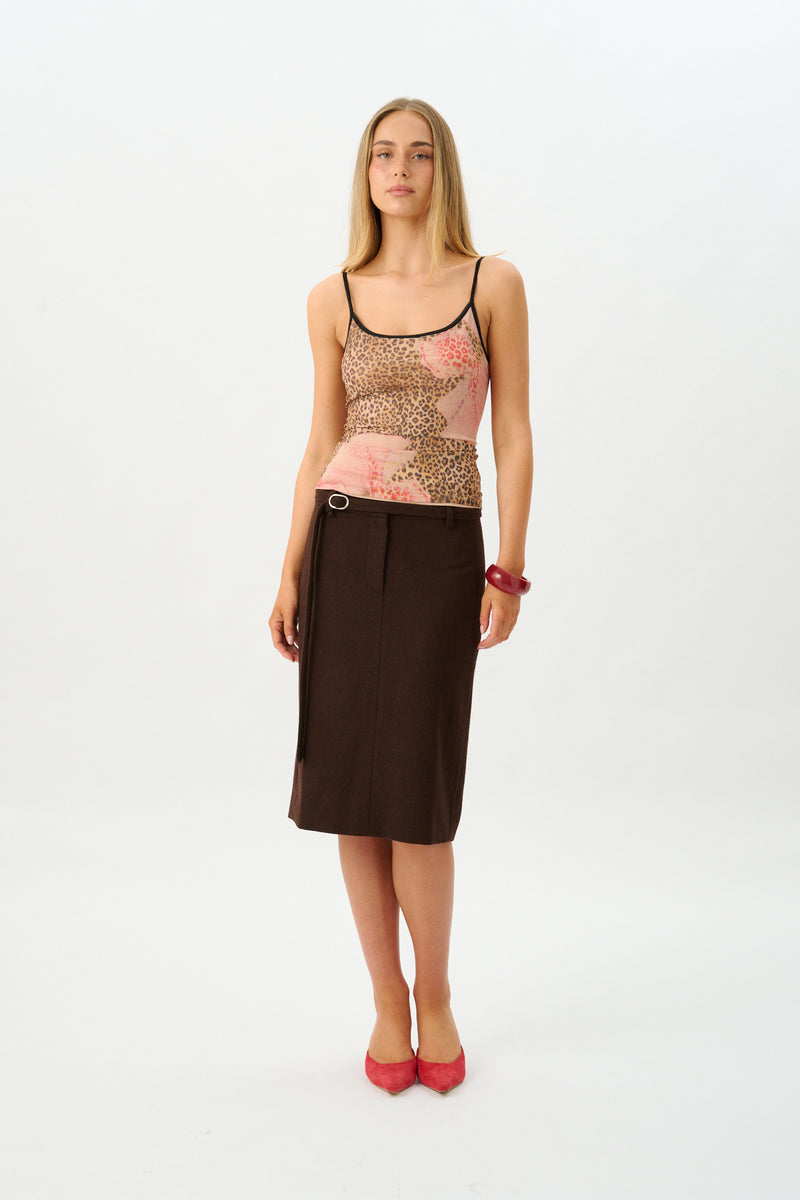 Camisole | Mesh Leopard
