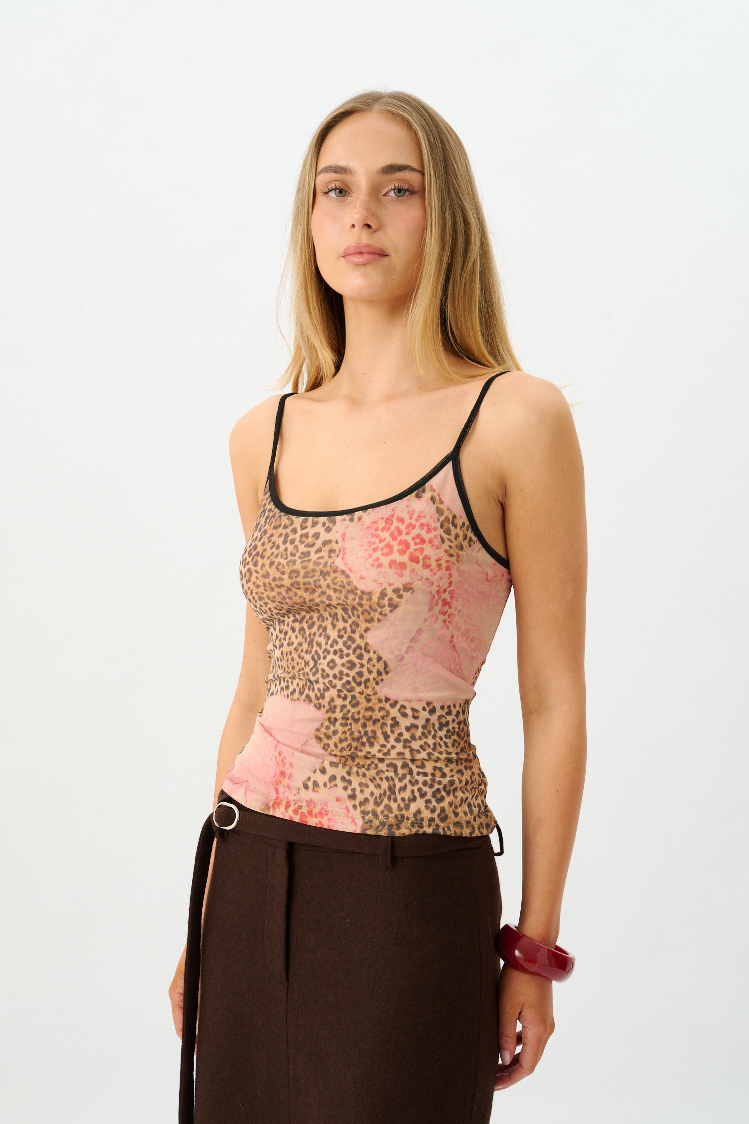 Camisole | Mesh Leopard