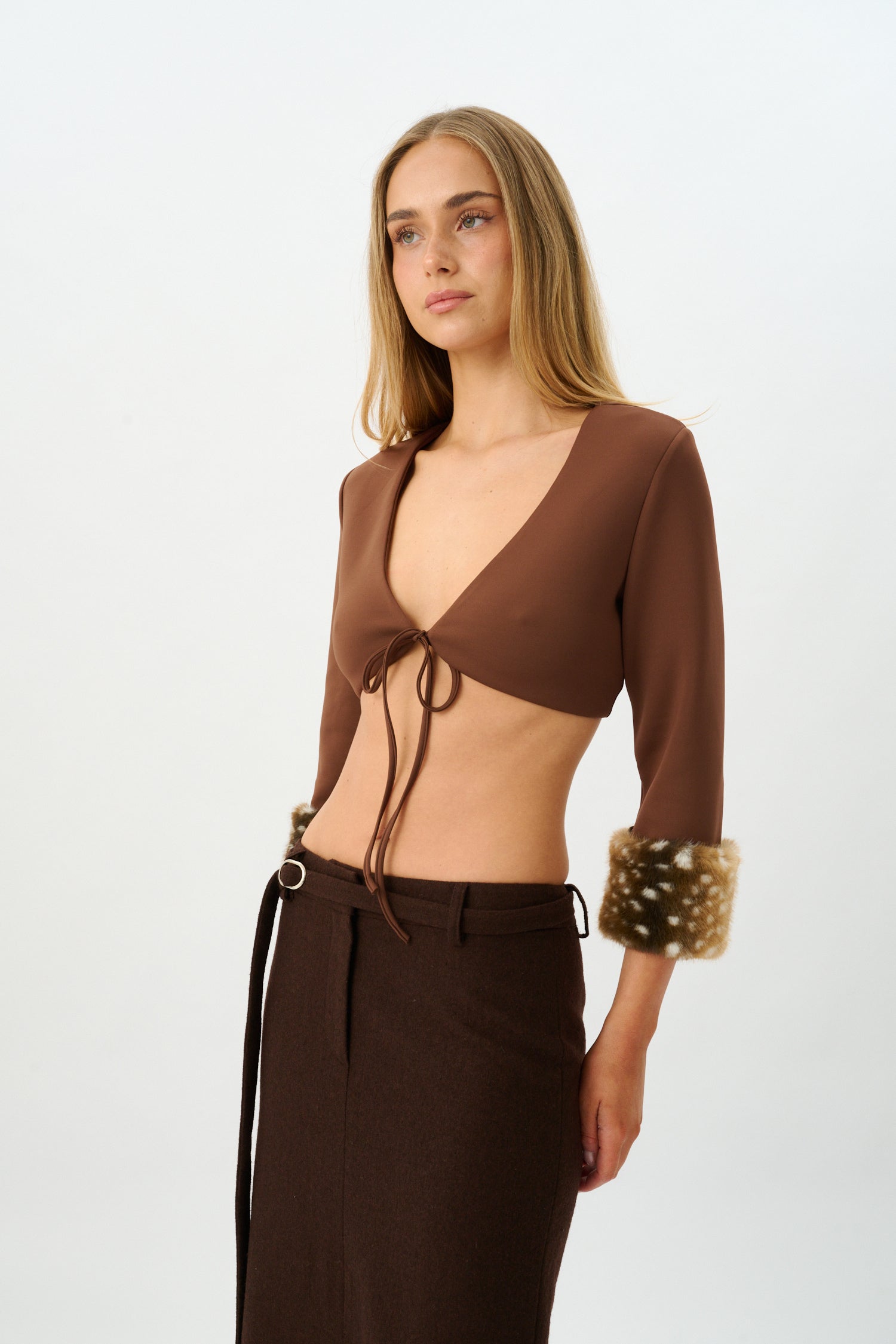 Ophelia Bolero | Chocolate