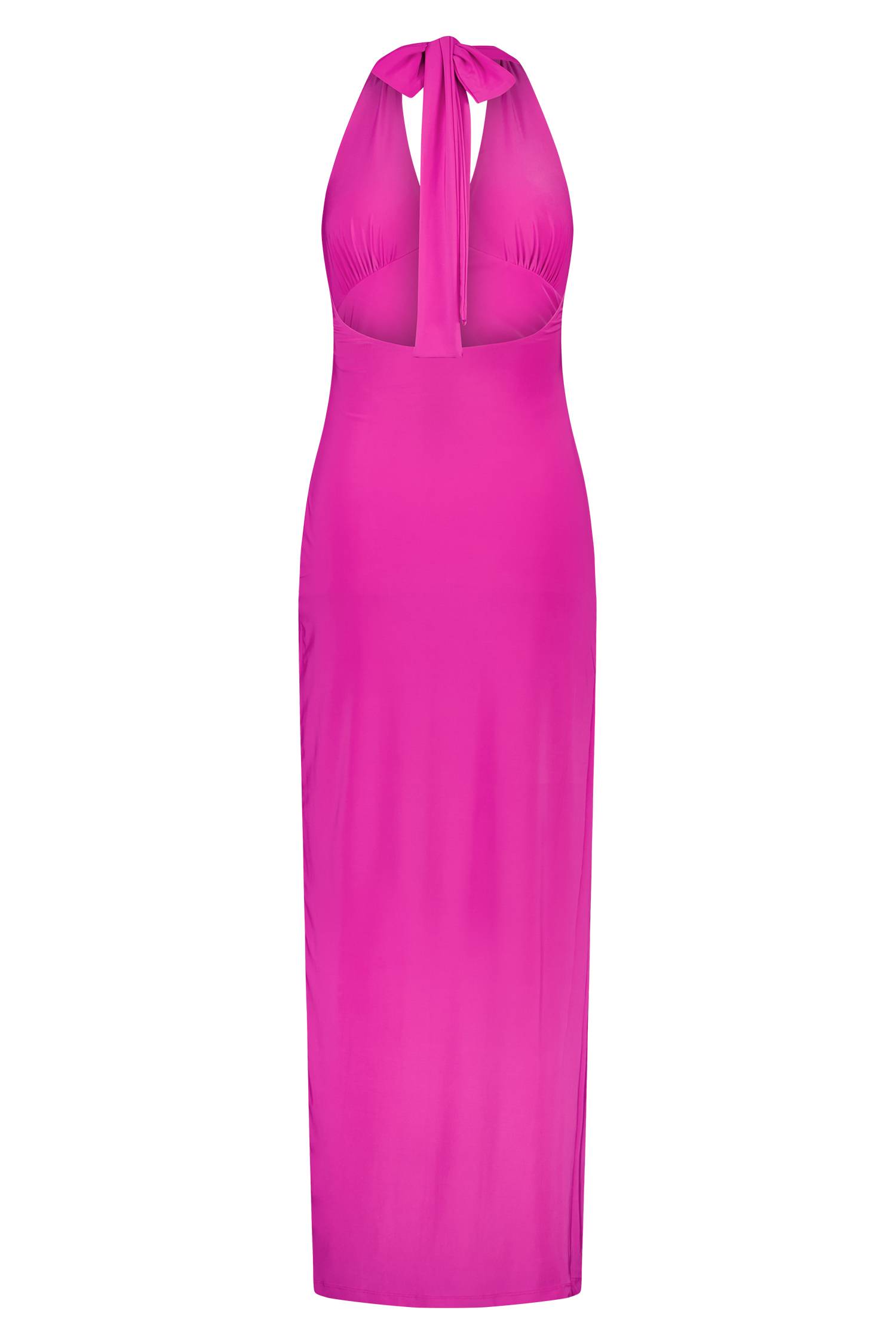 Express halter selling dress fuschia size 2