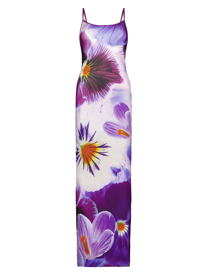 Slip Dress | Indigo Blossom