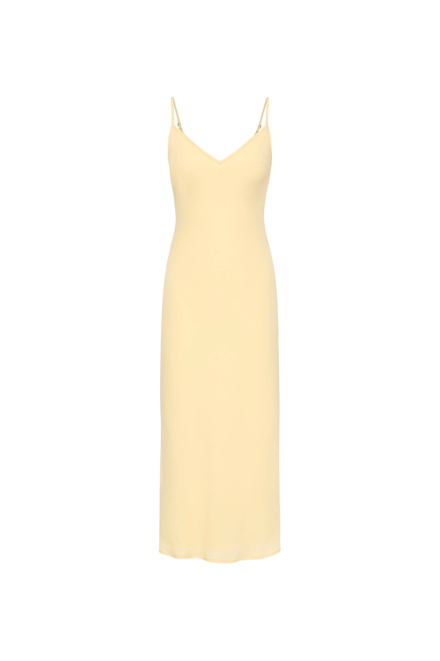 Georgette Midi Dress | Lemon