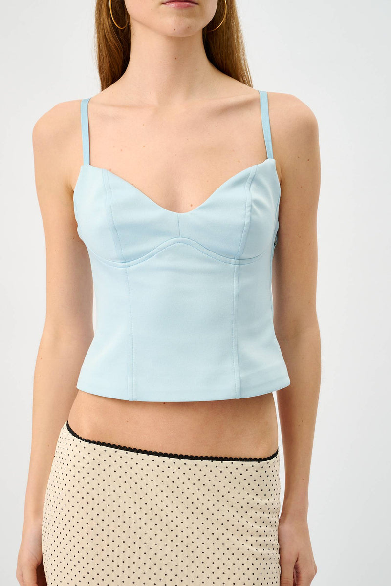 Bodice Tank | Blue