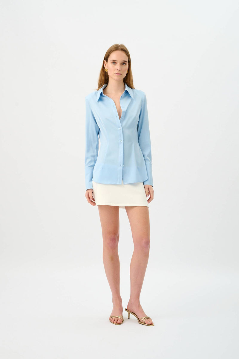 Structured Shirt | Baby Blue