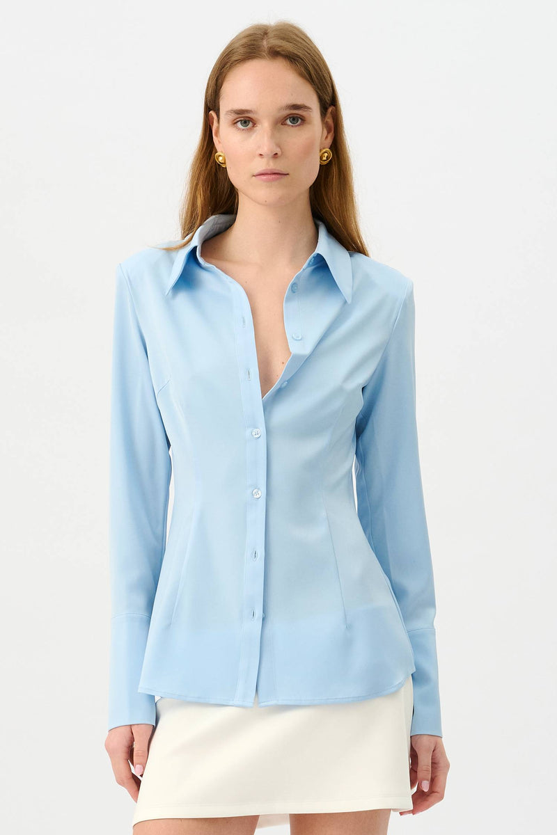 Structured Shirt | Baby Blue