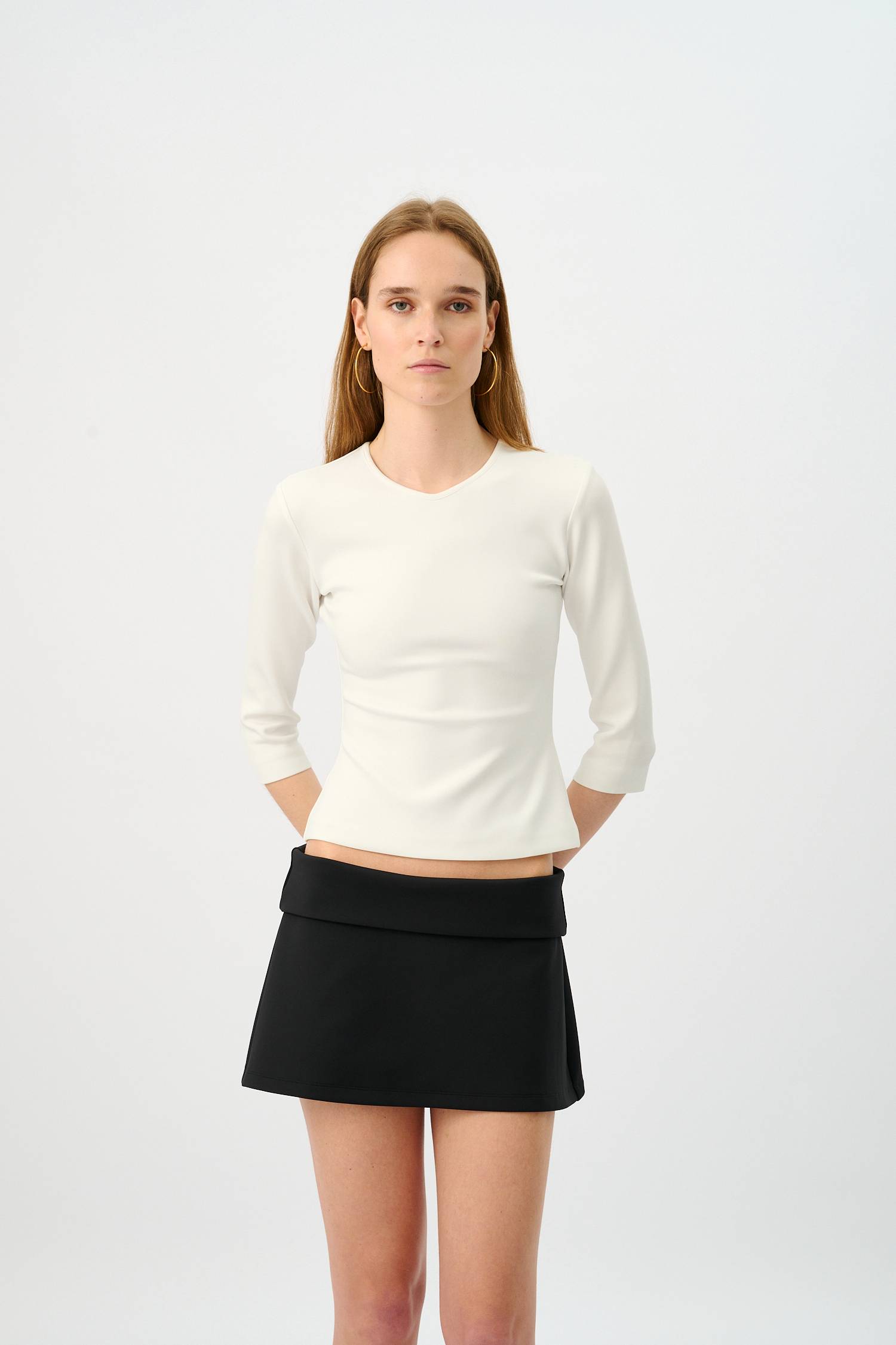 Alba Mini Skirt | Black