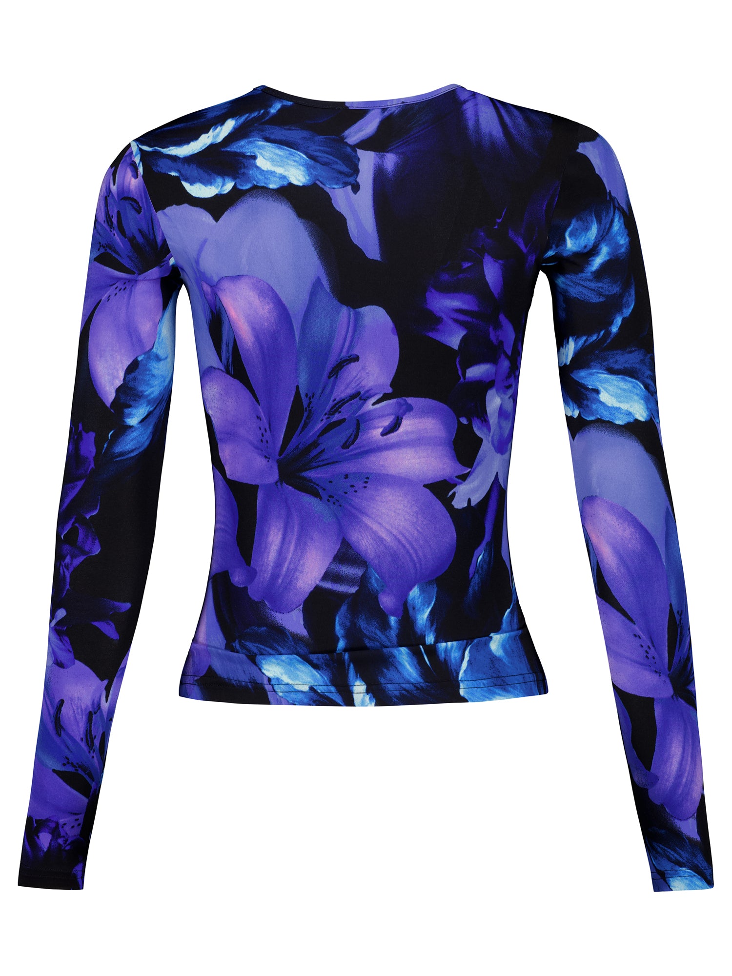 Fitted Long Sleeve | Sapphire Floral