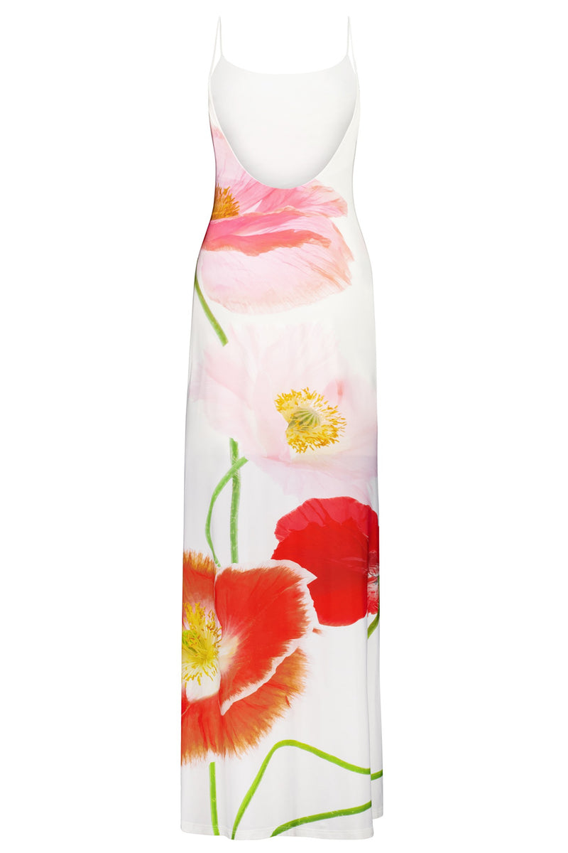 Low Back Maxi Dress | Citrus Poppy