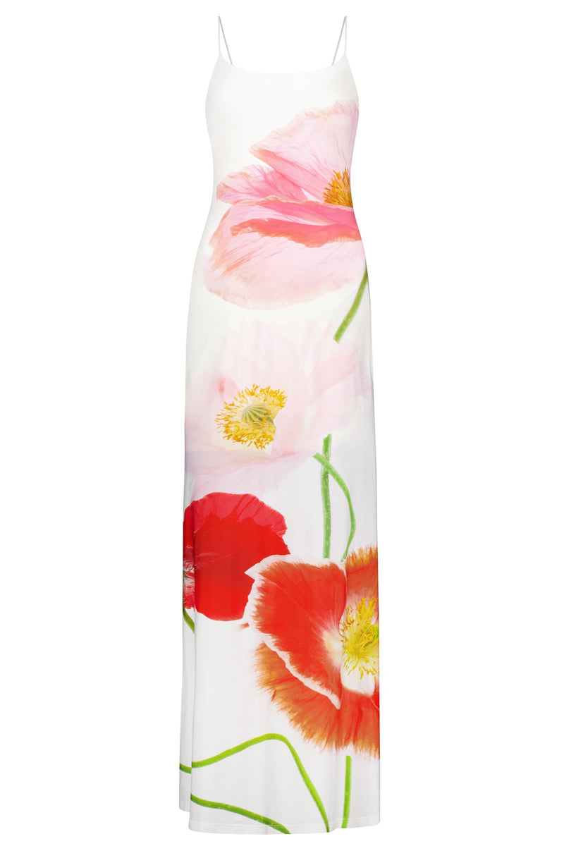 Low Back Maxi Dress | Citrus Poppy