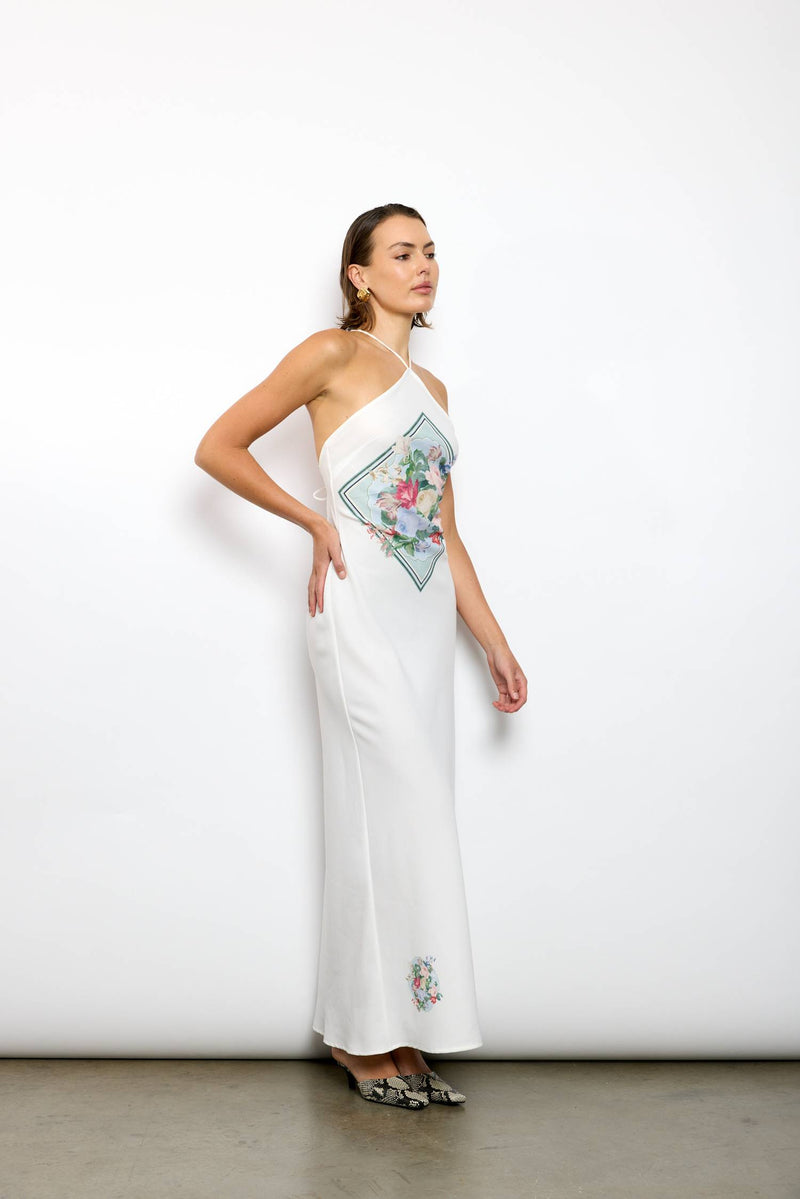 Halter Maxi Dress | Diamond