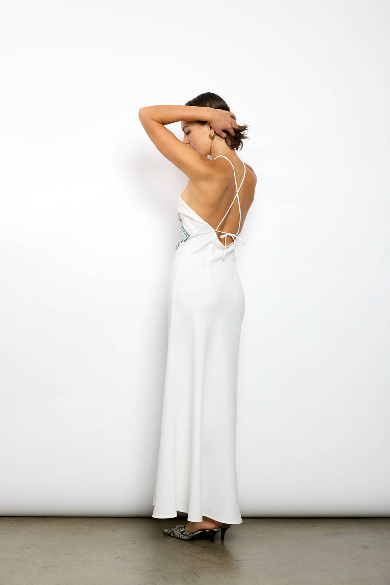 Halter Maxi Dress | Diamond