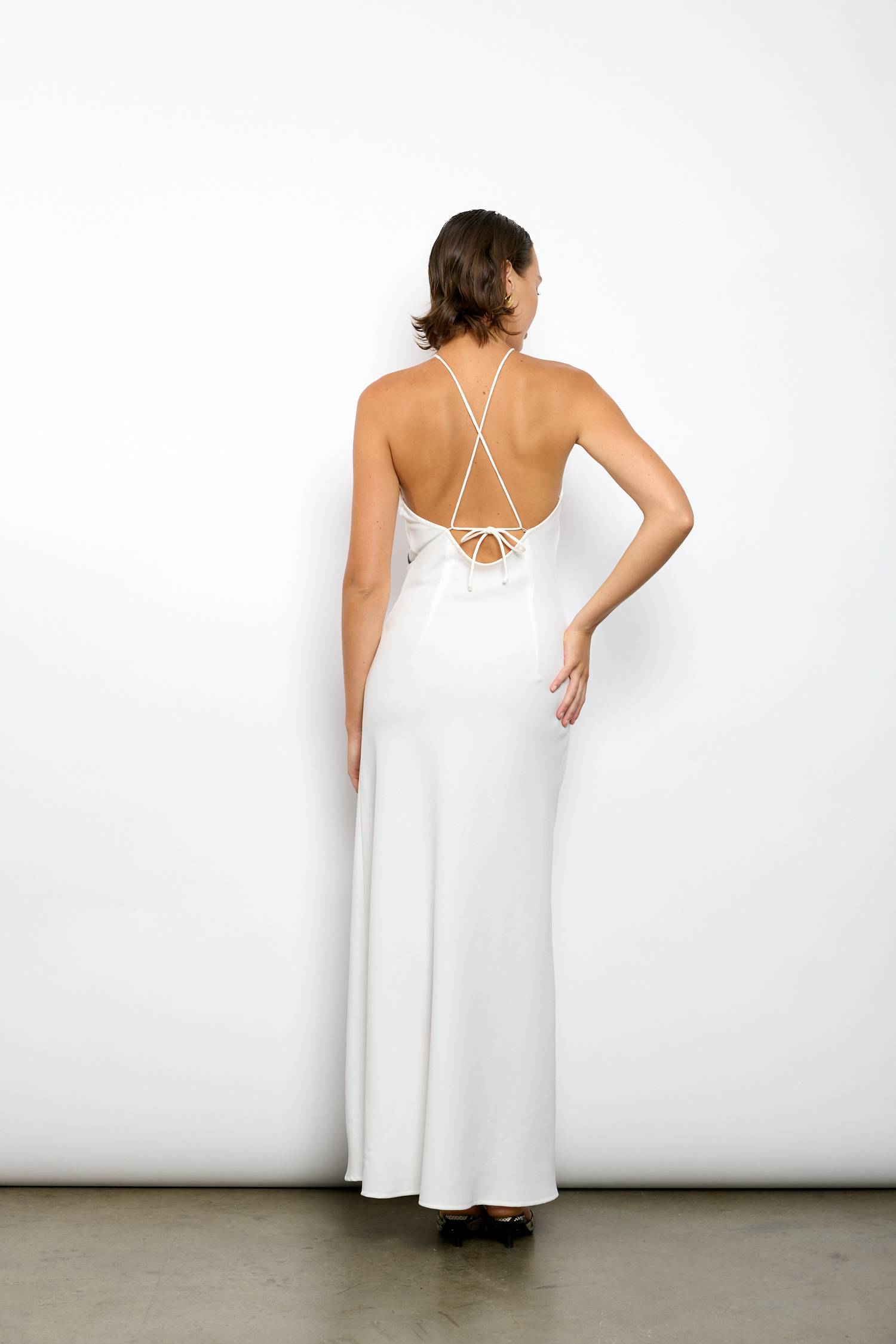 Halter Maxi Dress | Diamond