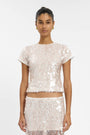 Fitted Tee | Sequin