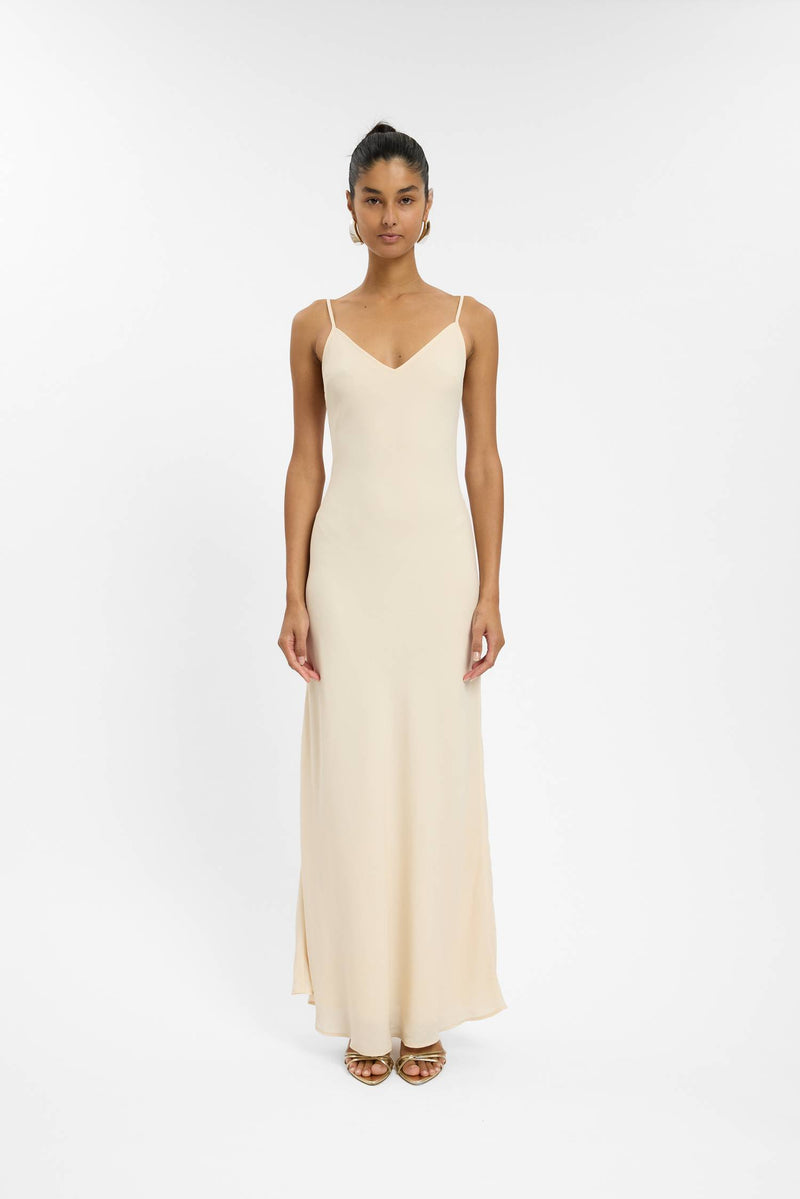 Georgette Maxi Dress | Ivory