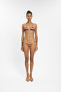 Tie Bottom | Emerald Stripe
