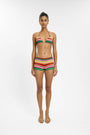 Swim Short | Emerald Stripe