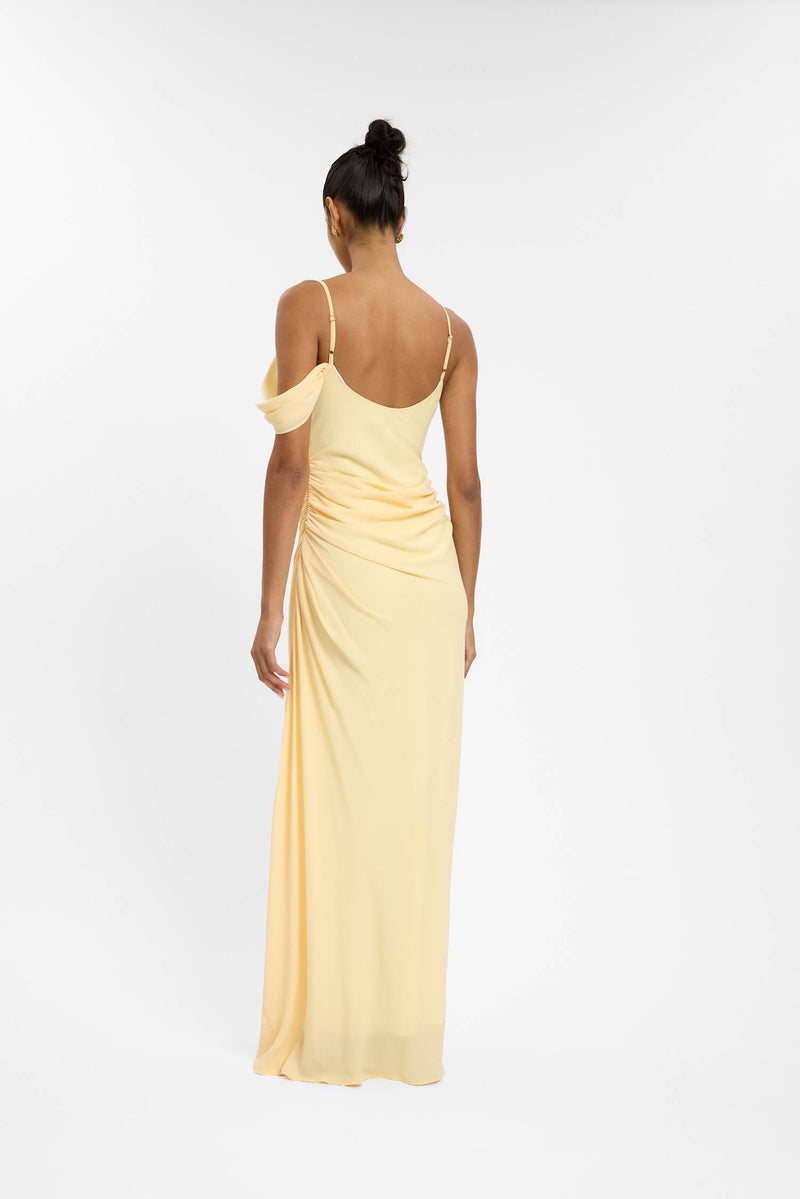 Draped Gown | Lemon