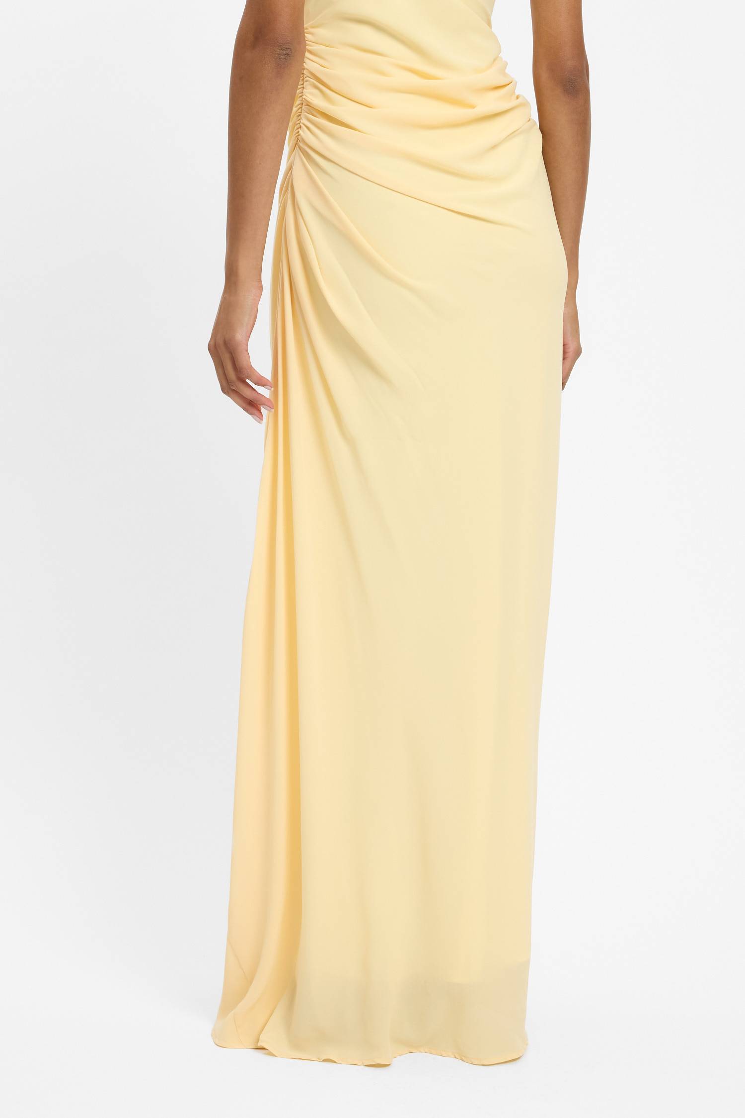 Draped Gown | Lemon