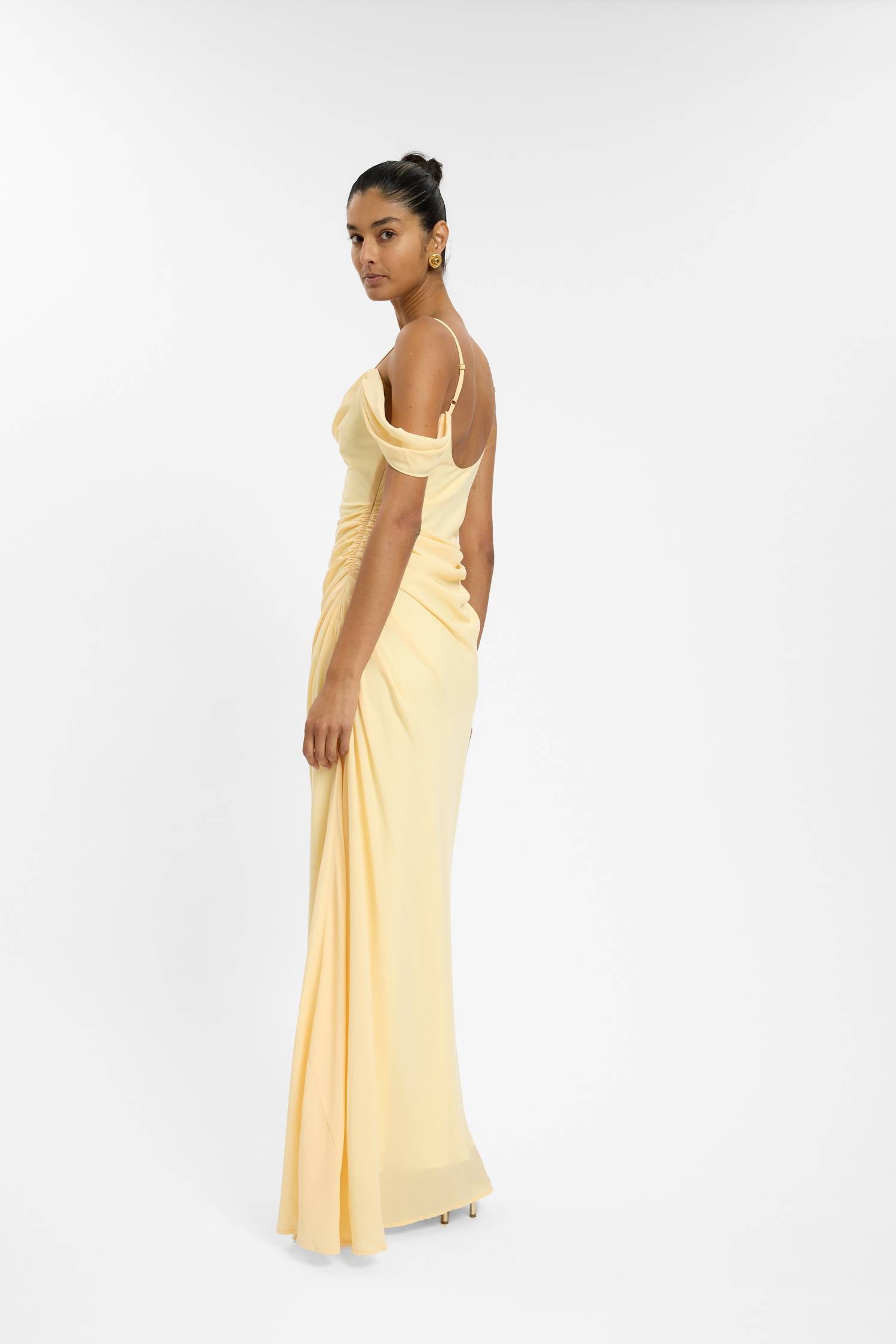 Draped Gown | Lemon