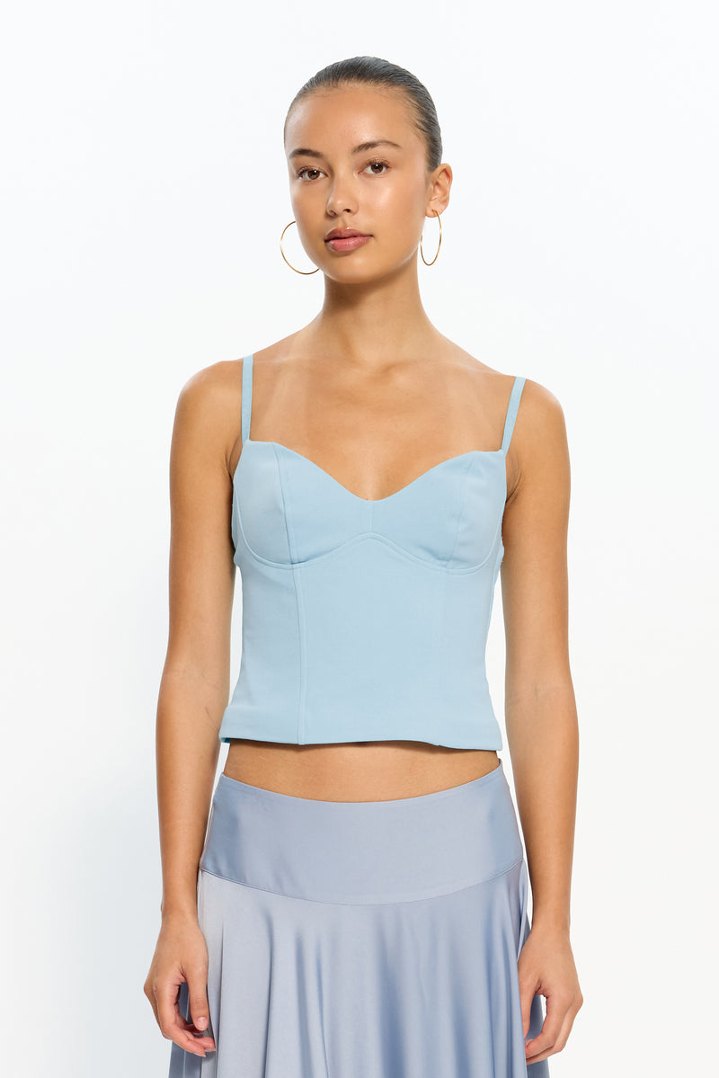Bodice Tank | Blue