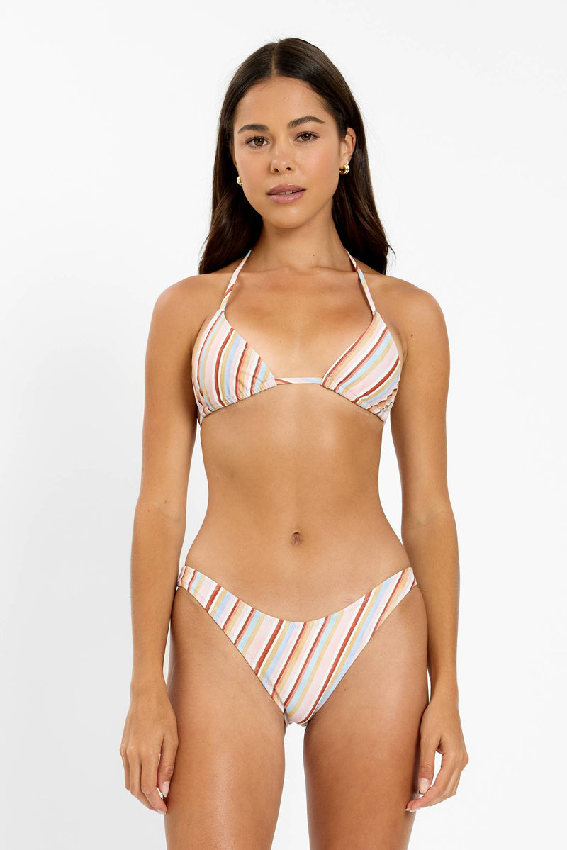 Triangle Top | Blush Stripe