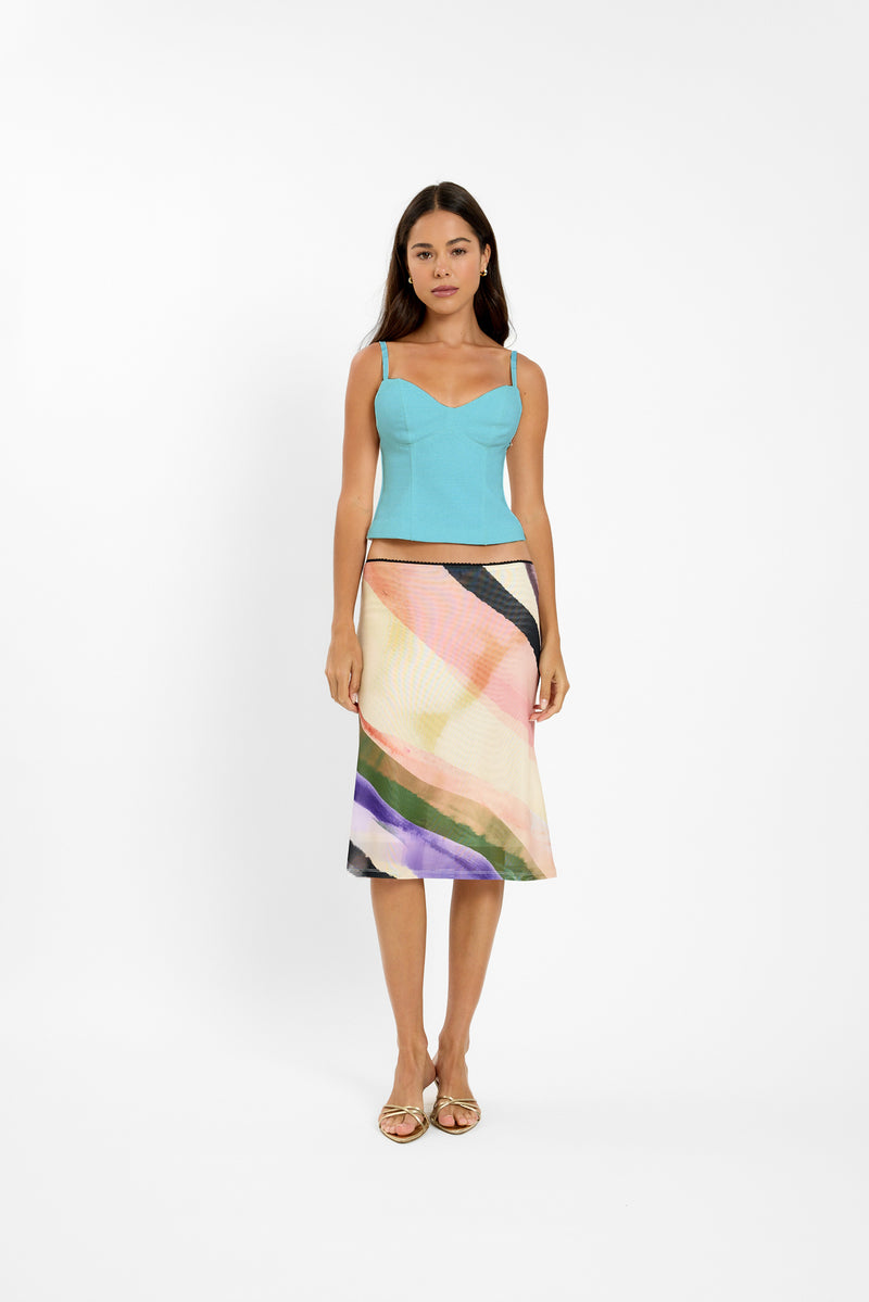 Bodice Tank | Cobalt