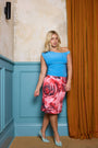 Midi Skirt | Roses