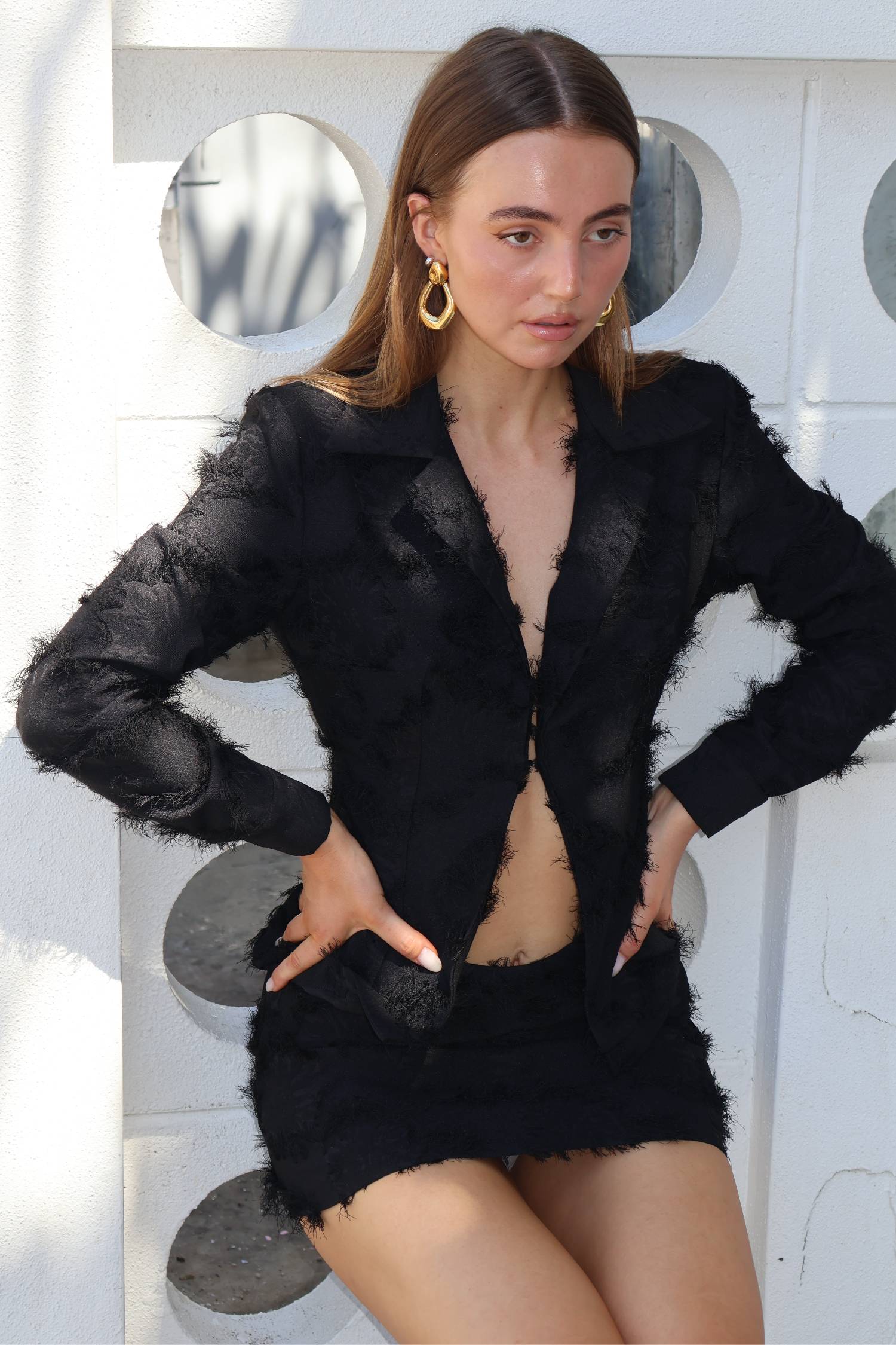 Jacquard Shirt | Black